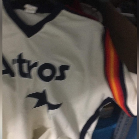 Astros Majestic Throwback Jersey - Picture 1 of 3